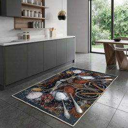 Conceptum Alfombra de Pasillo Multicolor 80 x 300 cm